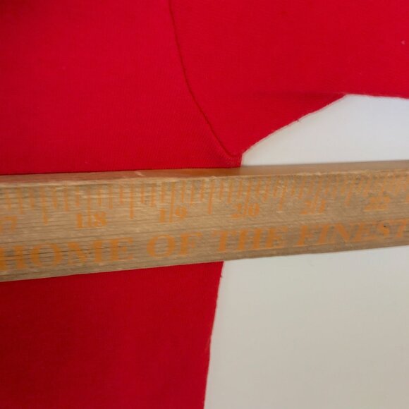 Vintage 80s Large Red Soffe Single Stitch USA T-Shirt We The People Unisex Fit - Picture 8 of 14